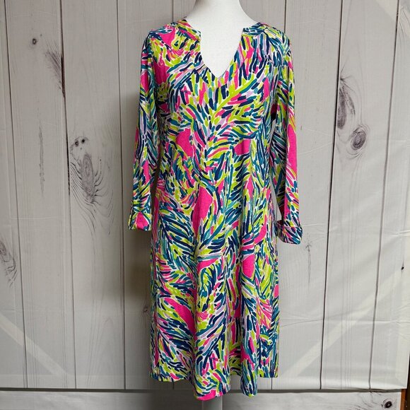 Lilly Pulitzer Rossmore Dress Palm Reader, Style 12326, Size Medium, NWOT - Picture 1 of 10